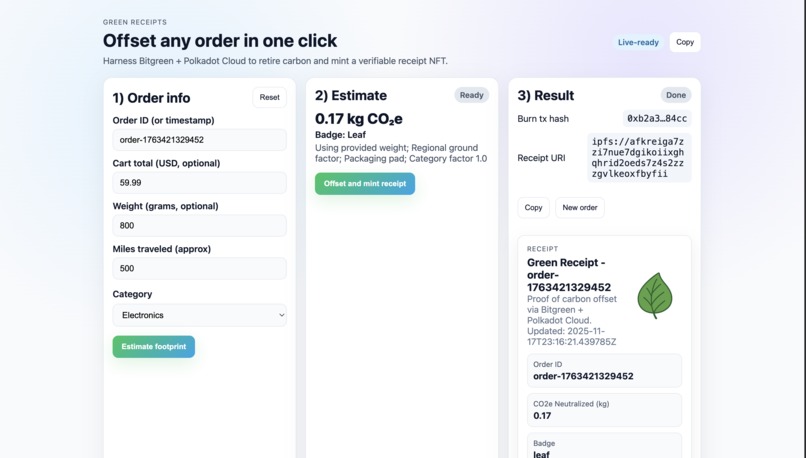 Green Receipts – screenshot 3
