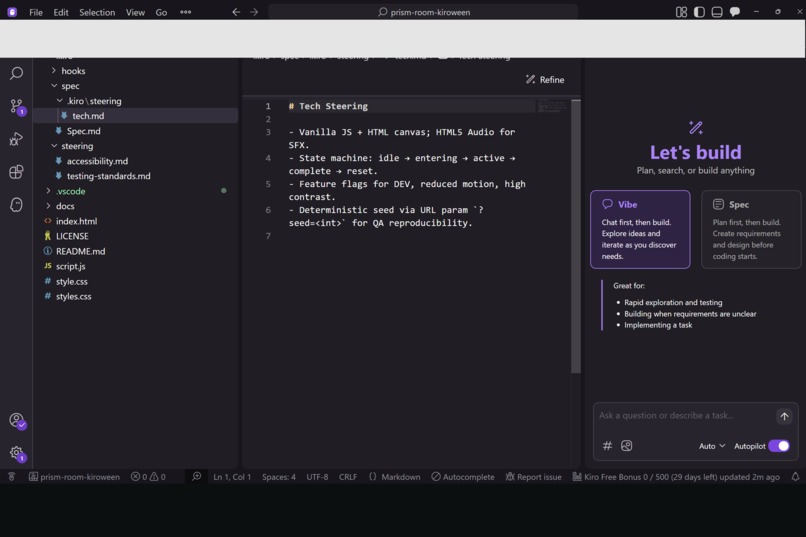 The Prism Room — Kiroween Kernel (v1.3.9) – screenshot 11