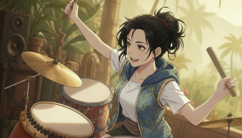 Nana Korobi Ya Oki - Joshi Riot Ai Anime Music Video – screenshot 11