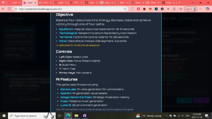 Quaternion Strategy Game – screenshot 3