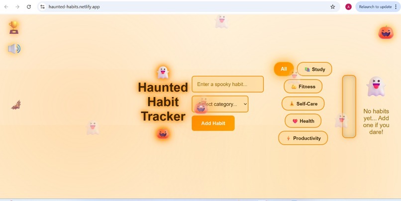 Haunted Habit Tracker – screenshot 2