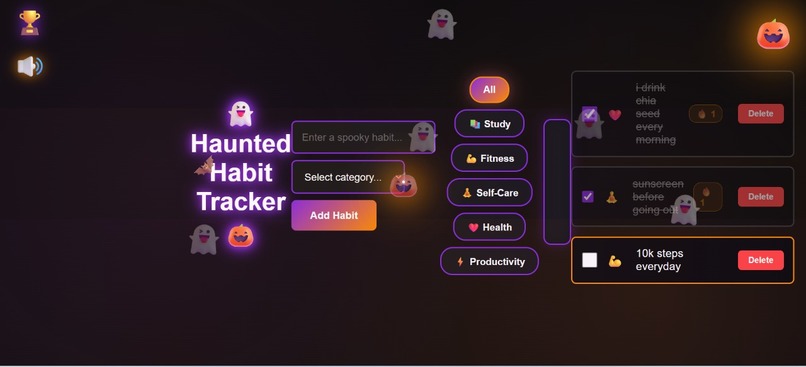 Haunted Habit Tracker – screenshot 3