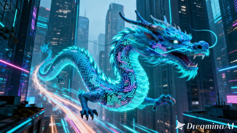 Digital Dawn: Code of the Azure Dragon – screenshot 1