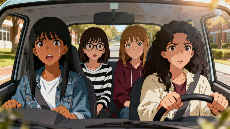 WHICH SIDE OF THE CAR TIRE BLOWN? – screenshot 1