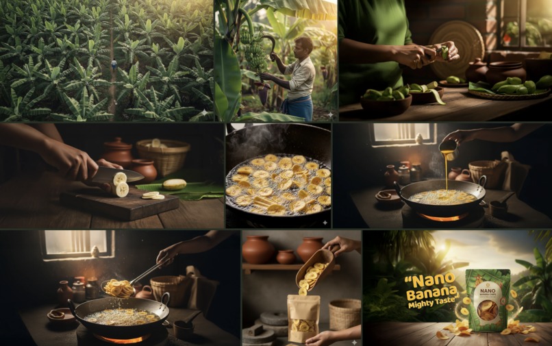 Banana Chips Ad by Nano Banana – AI-Generated Spec – screenshot 1