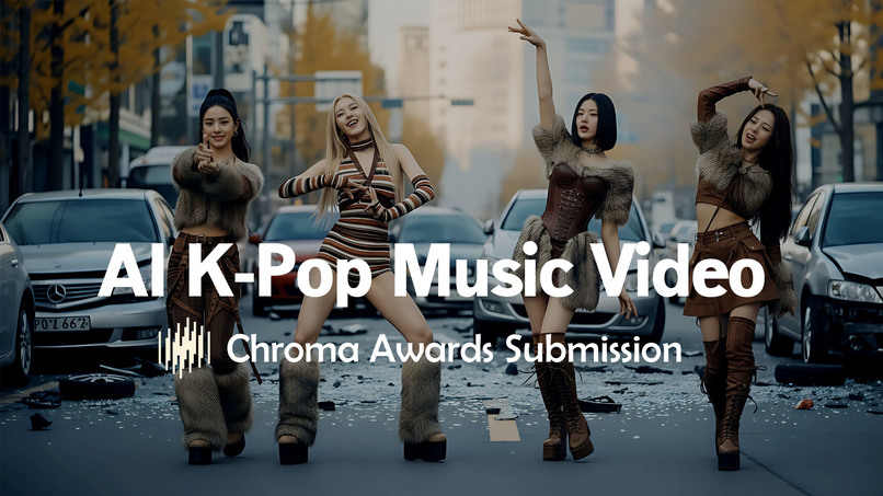 AI K-Pop Music Video | Chroma Awards Submission – screenshot 1