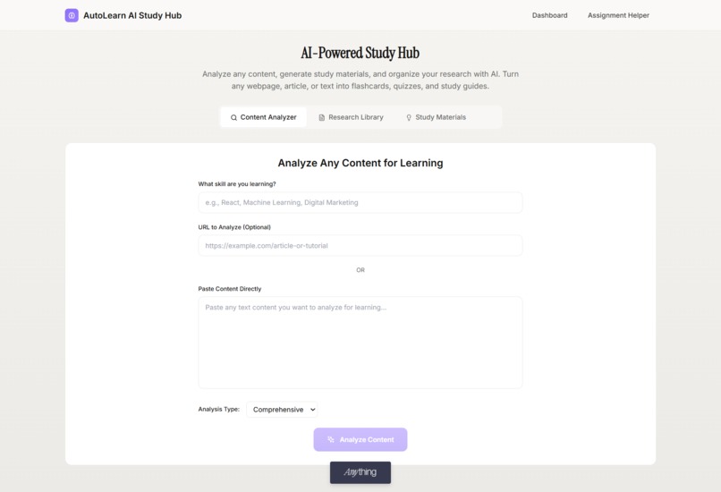 AutoLearn AI  – screenshot 3