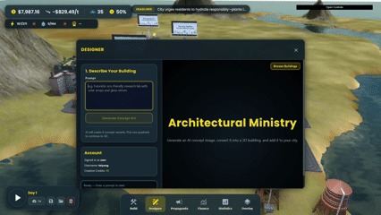 BlokAIsia - AI City Builder – screenshot 2
