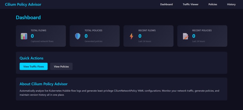Cilium Policy Advisor (CPA) – screenshot 1