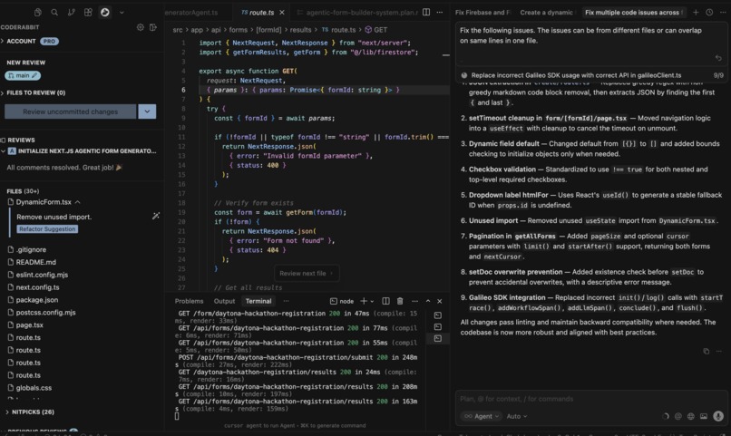 Agentic Forms – screenshot 1