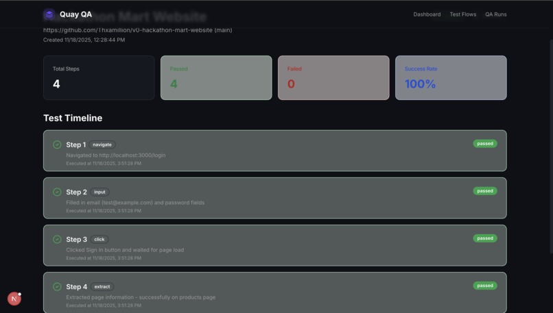 Quay QA Agent – screenshot 1