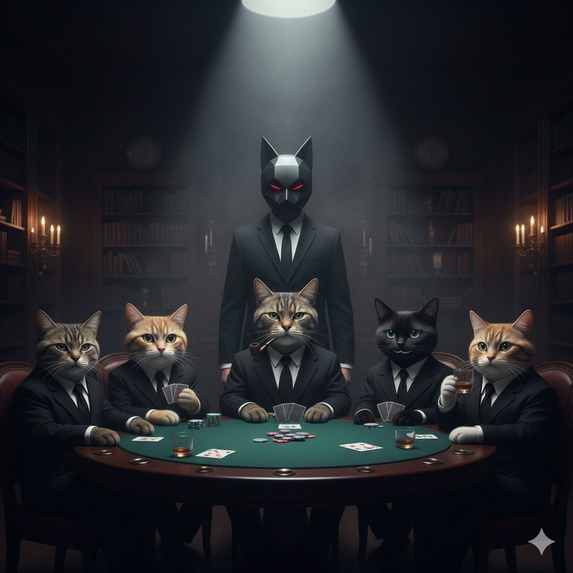 The Purr-fect Bet: Squid Game Poker Cats – screenshot 1