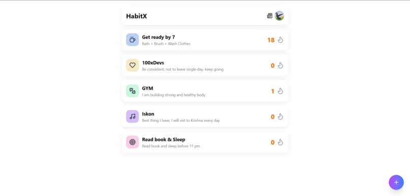HabitX – screenshot 1