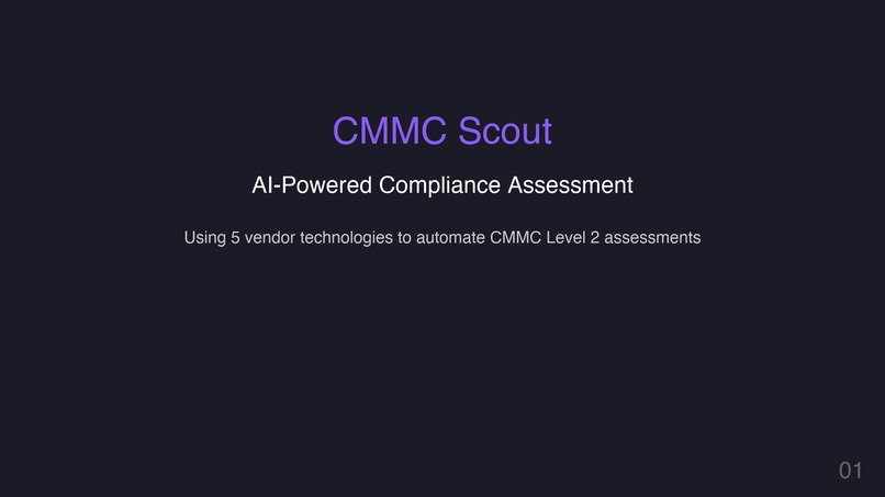 CMMC Scout – screenshot 1