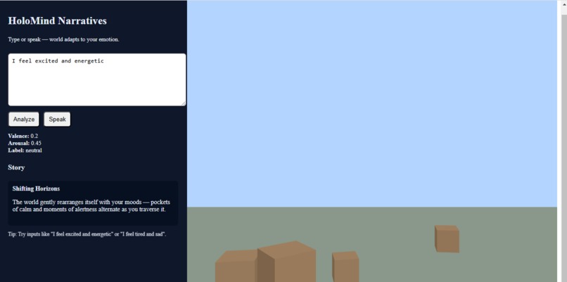 HoloMind Narratives – screenshot 1
