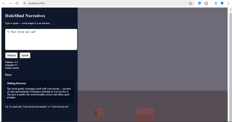HoloMind Narratives – screenshot 3