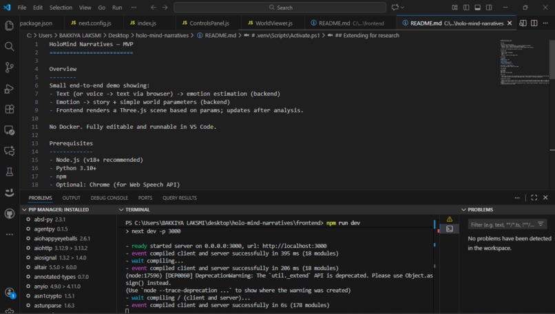 HoloMind Narratives – screenshot 4