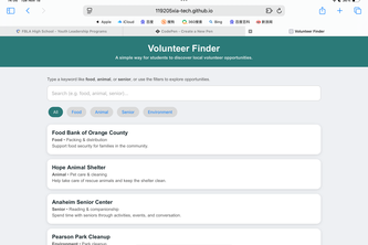 Volunteer Finder