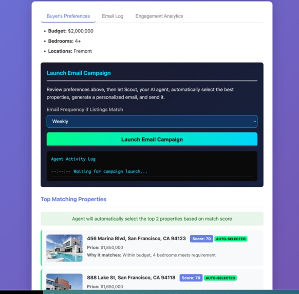 Scout - Email Agent for Realtors – screenshot 2