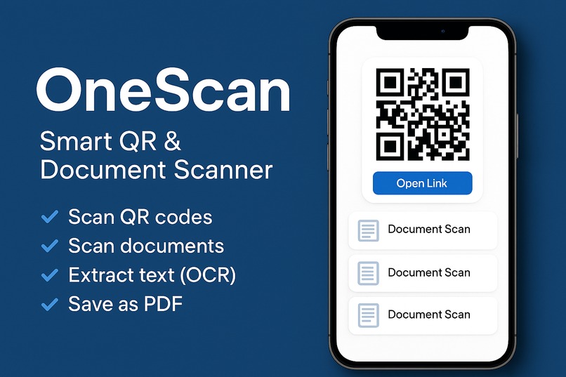 OneScan Smart QR & Document Scanner – screenshot 1