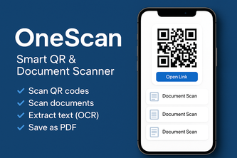 OneScan Smart QR & Document Scanner