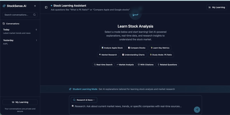 StockSense.AI – screenshot 1