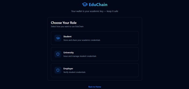 EduChain  – screenshot 2