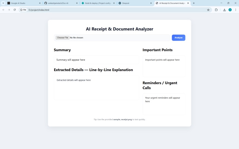 Doc-AI – screenshot 1