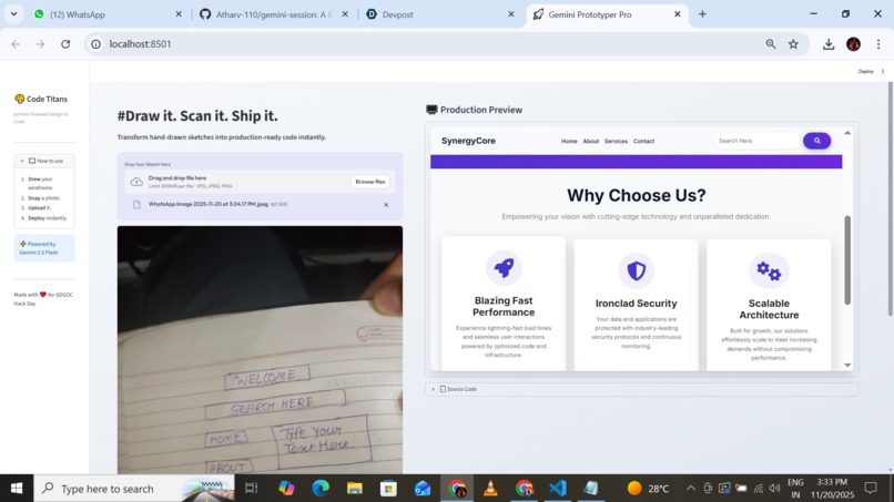 Sketch to Code – screenshot 1