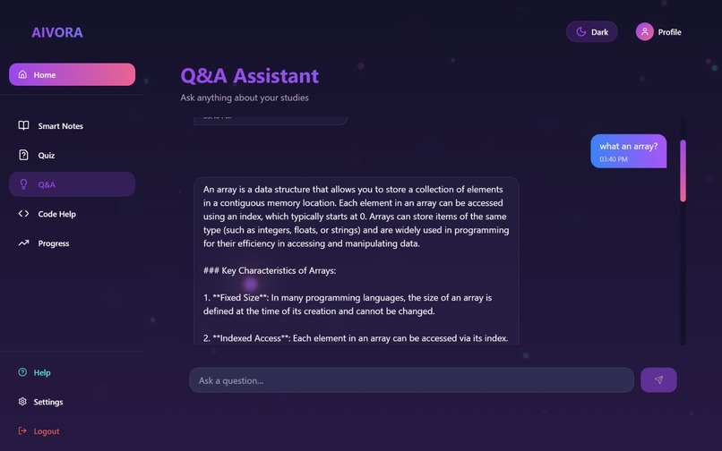 AiVORA – screenshot 9