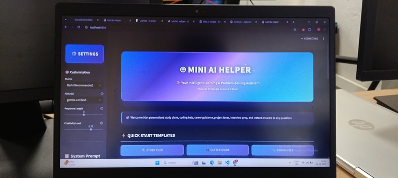 MINI AI HELPER – screenshot 1
