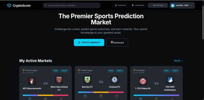 CryptoScore – screenshot 1
