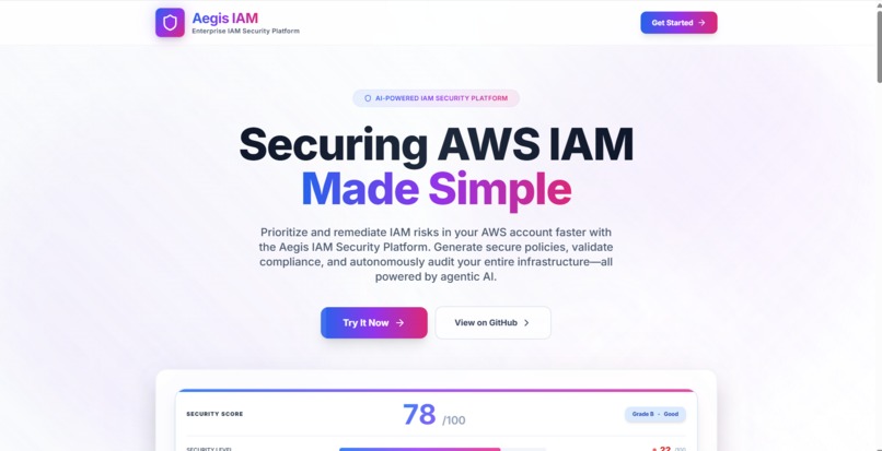 Aegis IAM – screenshot 1