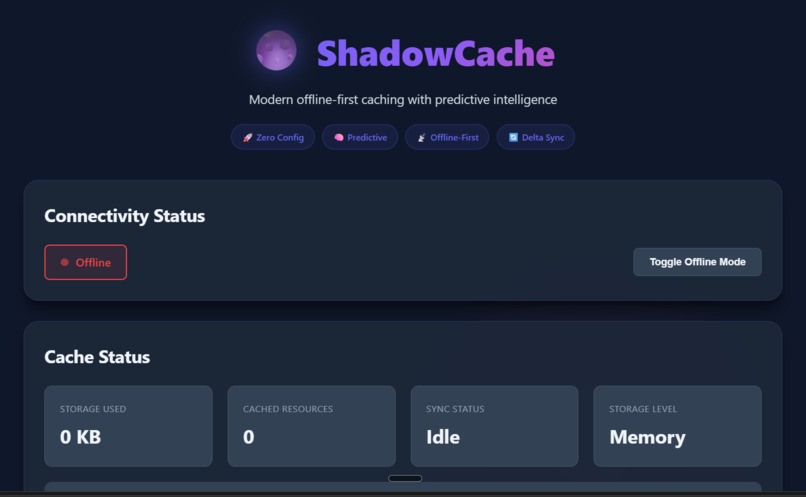 ShadowCache – screenshot 1