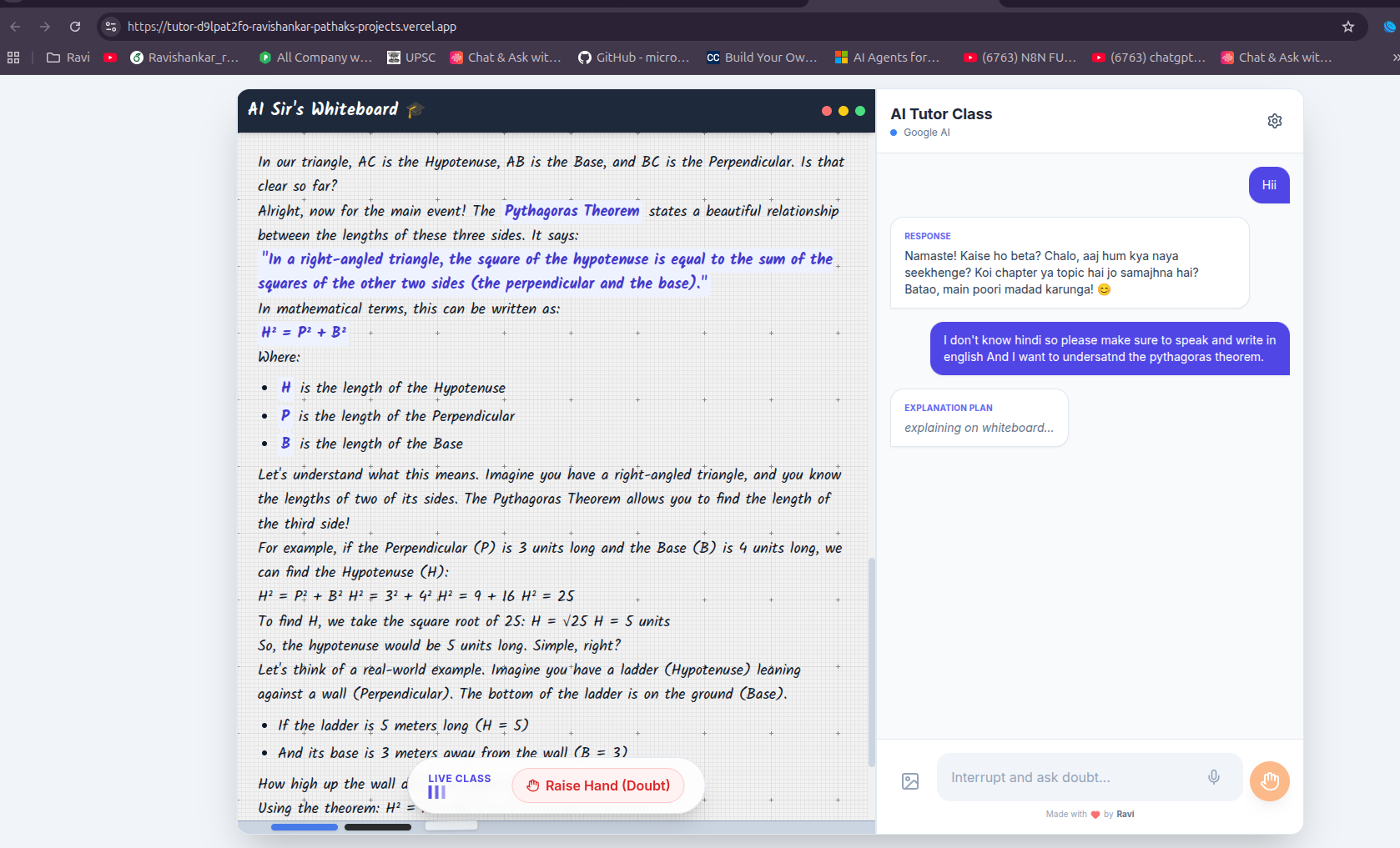 AI Tutor | Devpost