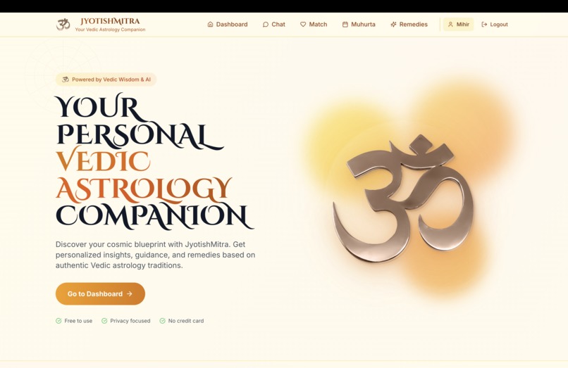 JyotishMitra – screenshot 1
