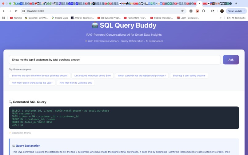 SQL Query Buddy – screenshot 1