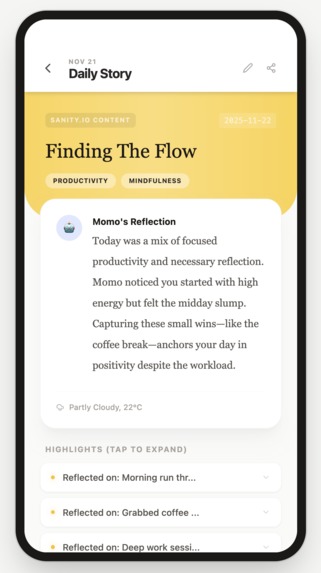 moment – screenshot 1