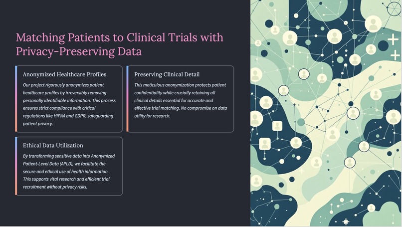 Clinical trial qualifier – screenshot 2