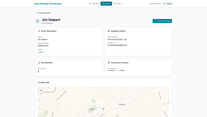 Fleet Management & Telematics Platform – screenshot 5