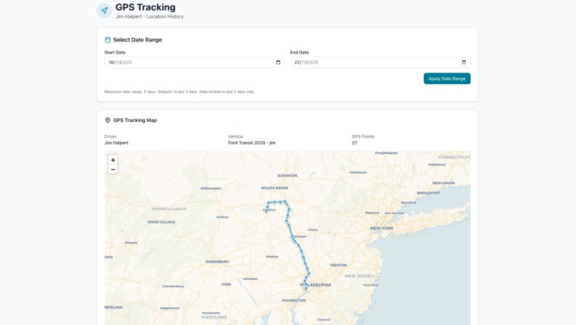 Fleet Management & Telematics Platform – screenshot 2