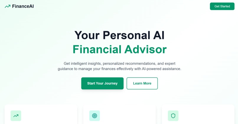 Financial AI Assistant – screenshot 1