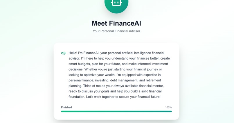Financial AI Assistant – screenshot 3