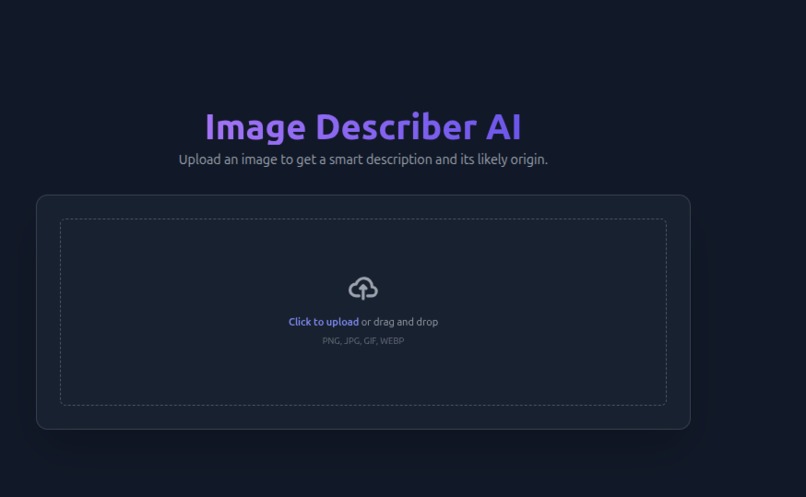 image describer – screenshot 1