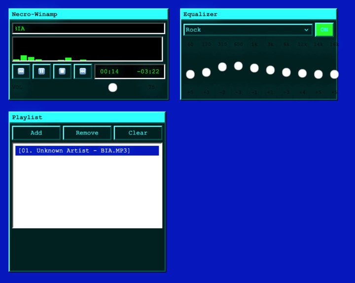 NecroWinamp – screenshot 2