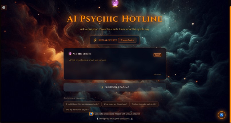 AI Psychic Hotline – screenshot 2