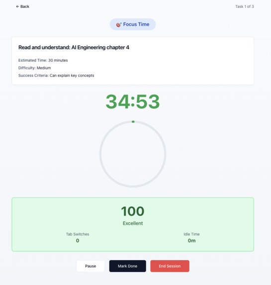 Focus forge AI – screenshot 1
