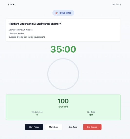 Focus forge AI – screenshot 3