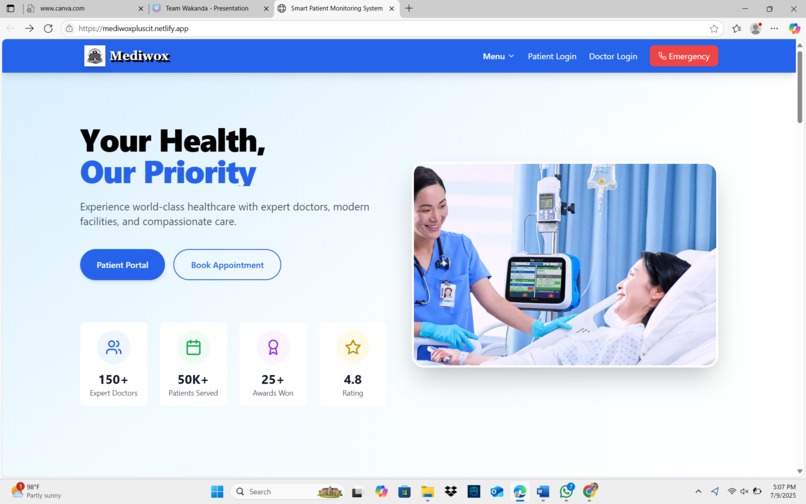 “Serverless Telehealth Assistant: – screenshot 2