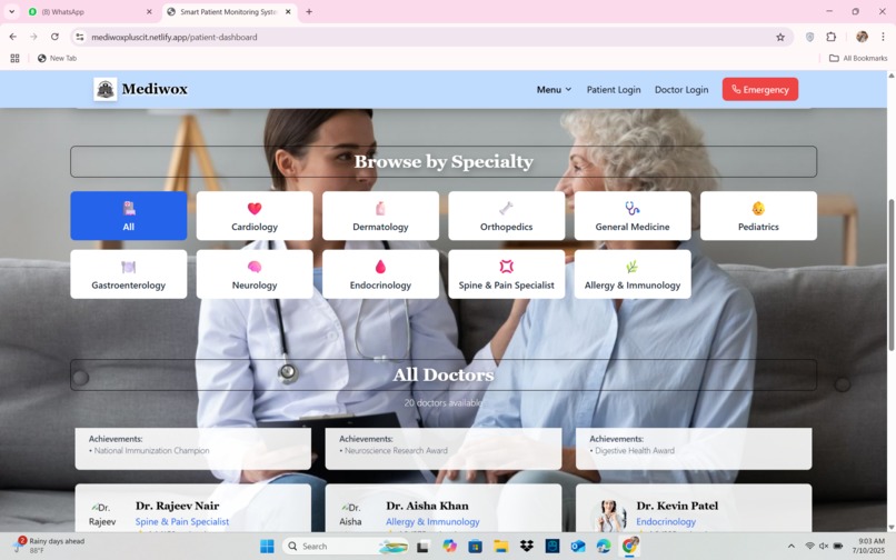 “Serverless Telehealth Assistant: – screenshot 6